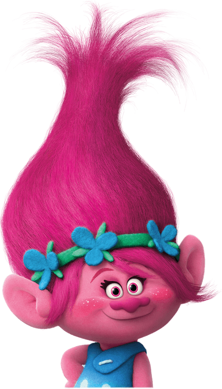Trolls Movie Poppy More - Trolls Movie (450x788), Png Download