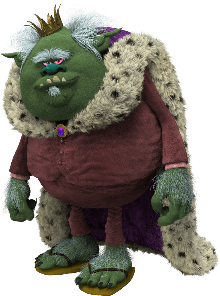 King Gristle Sr - Trolls King Gristle Sr (773x1038), Png Download