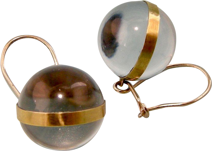 Brilliant Pools Of Light Earrings, Large Rock Crystal - Jewellery (821x821), Png Download