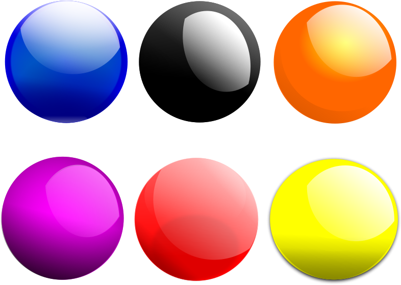 Free Glossy Balls - Balls Clipart (800x600), Png Download