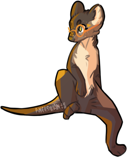 An Entire Marten - Weasel Furry (500x575), Png Download