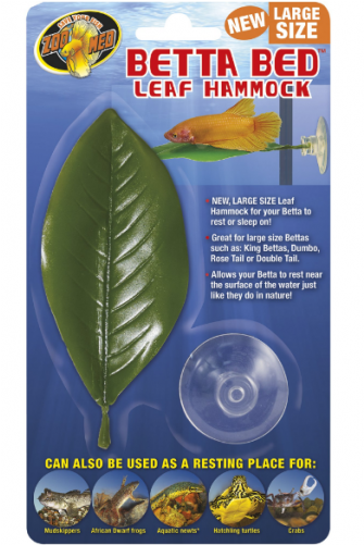 Betta Bed Leaf Hammock Large Size - Zoo Med Laboratories Azmbl20 Betta Bed Leaf Hammock (500x500), Png Download