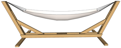These Plans Will Take You Through How To Build A Outdoor - Hammock Stand (498x241), Png Download