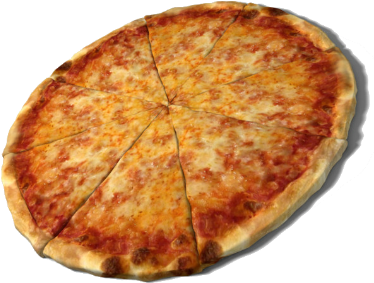 Cheese Pizza - Pizza - Cheese Pizza Model (400x343), Png Download