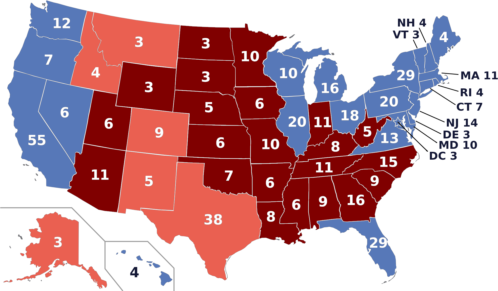 Pearl Electoral College 2016 Trump True 1 - Electoral College 2016 Png (2000x1163), Png Download
