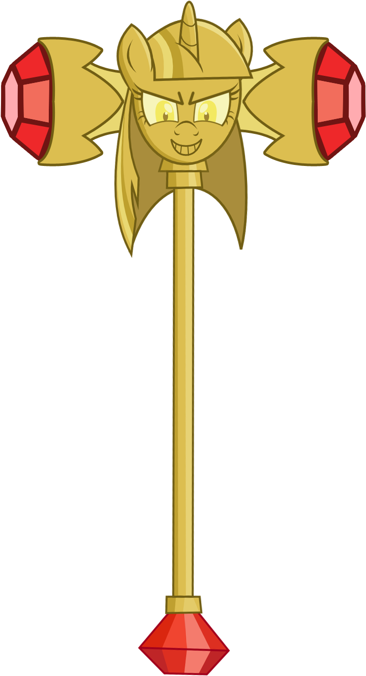 Atanarix, Cane, Evil, Hammer, Safe, Scepter, Simple - Scepter Cartoon No Background (919x1436), Png Download