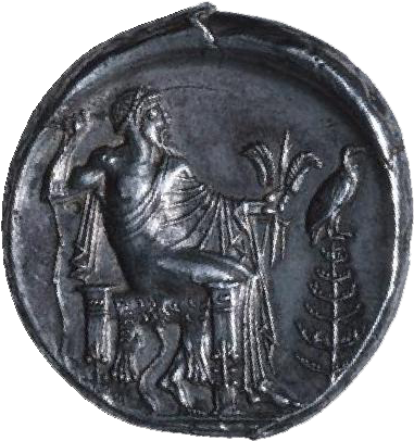 Aetna Zeus Tetradrachm - Wikimedia Commons (416x416), Png Download