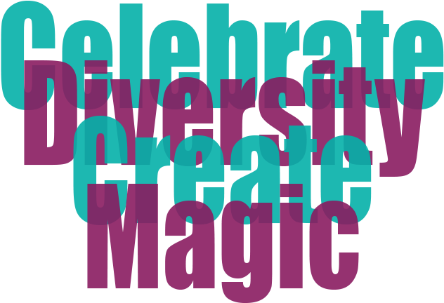 Celebrate-diversity - Sentence Diagram (653x521), Png Download