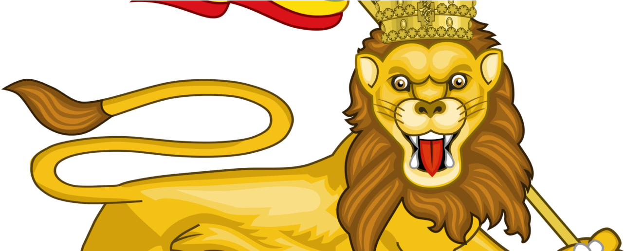Cropped Lion Of Judah Scepter Book - Lion Of Judah (1500x515), Png Download