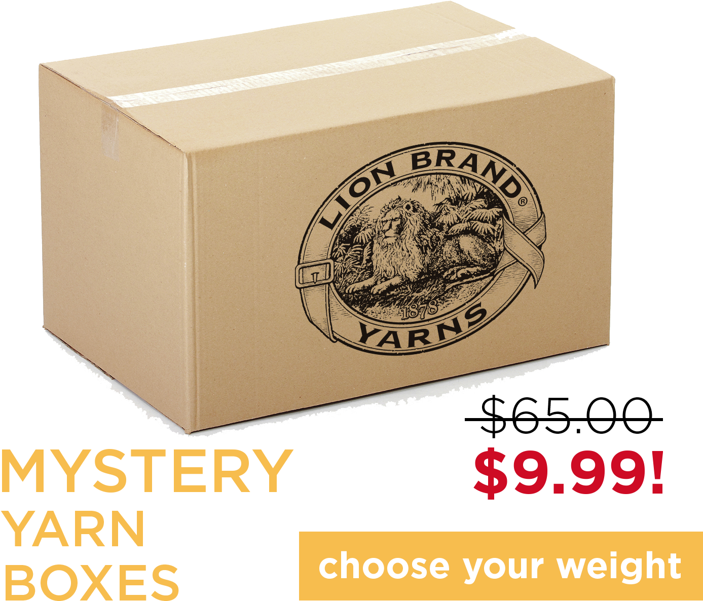Mystery Boxes - Lion Brand (1472x1232), Png Download