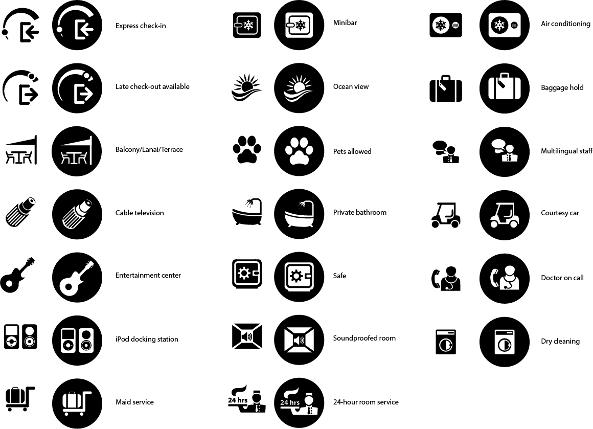 Icon Design By Bestwork For This Project - Hotel Amenities Icon Png (1160x839), Png Download