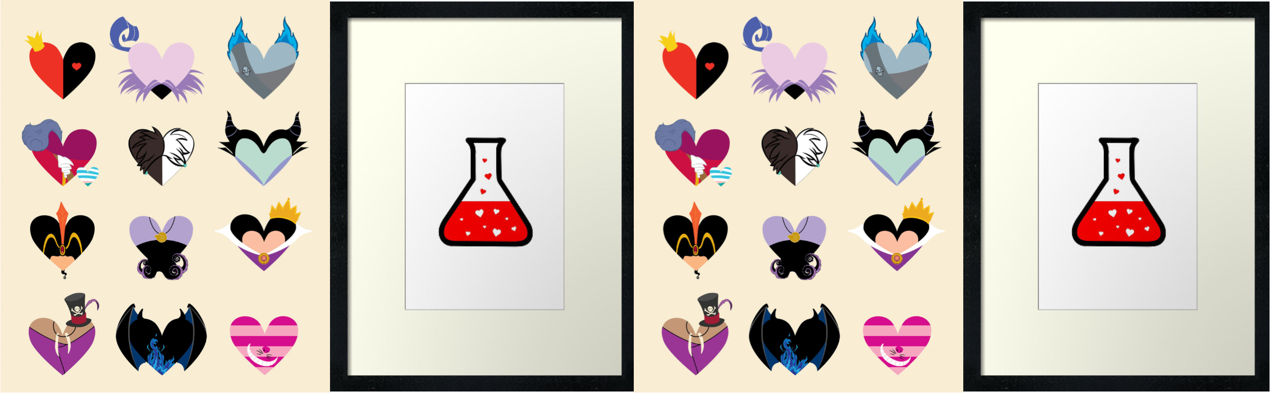 Even More Valentine Fun - Love Potion (science) Twin Duvet (2563x794), Png Download