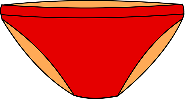 Underwear Panty Panties Female Sexy Linger - Red Underwear Clipart Transparent (633x340), Png Download