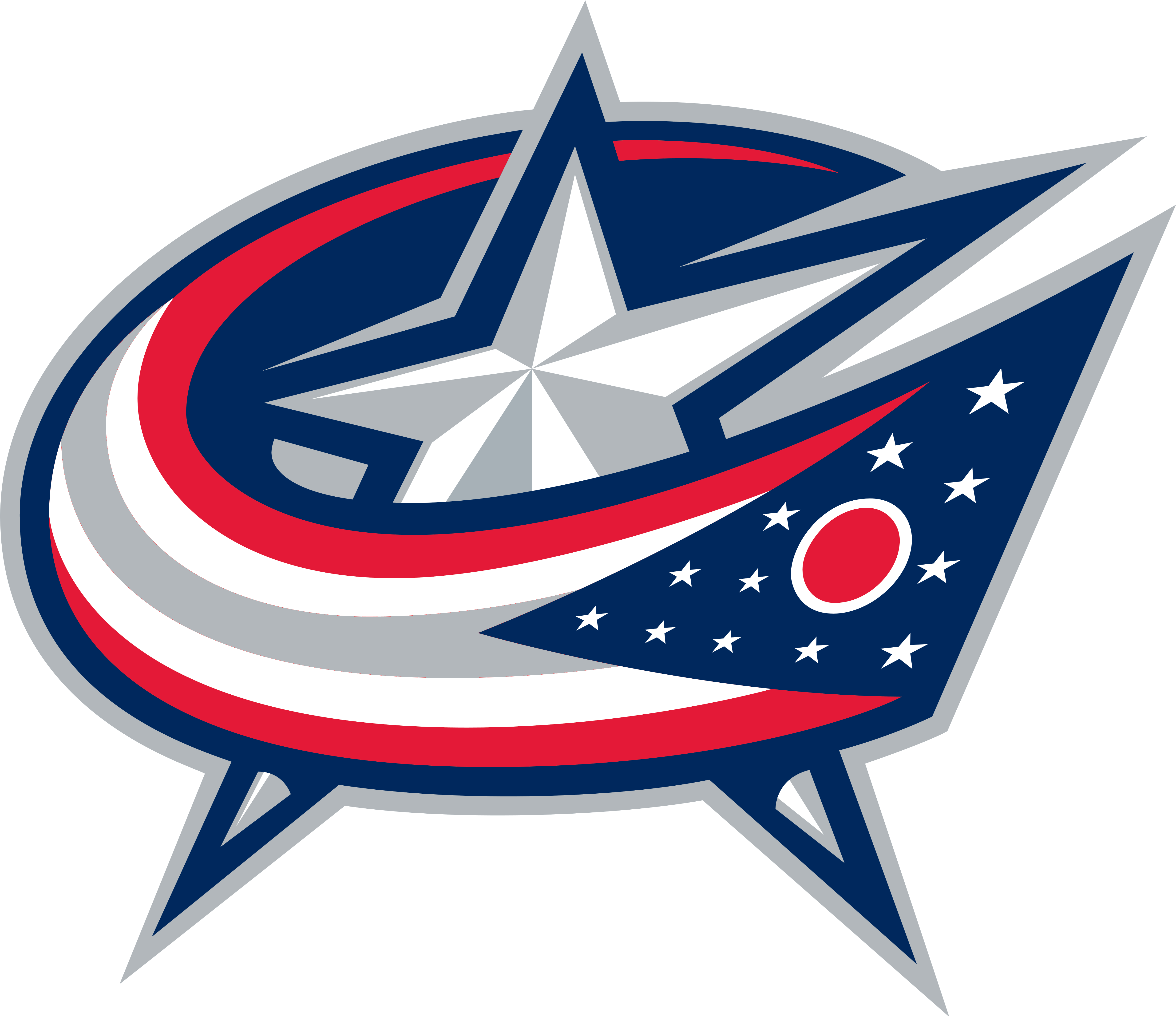 Columbus Blue Jackets Logo, Logotype, Emblem - Columbus Blue Jackets Logo (5000x4332), Png Download