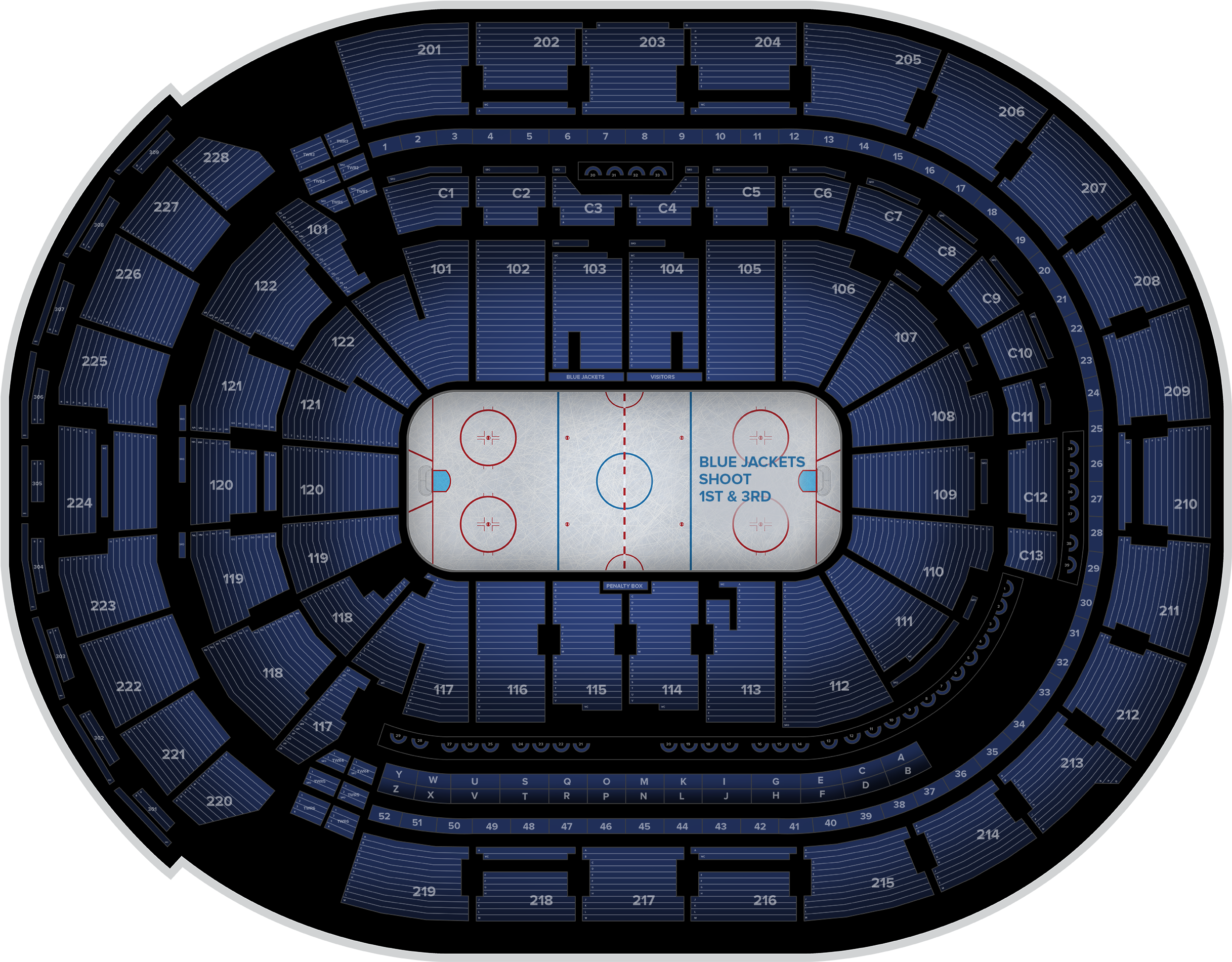 Nationwide Arena (2560x1936), Png Download