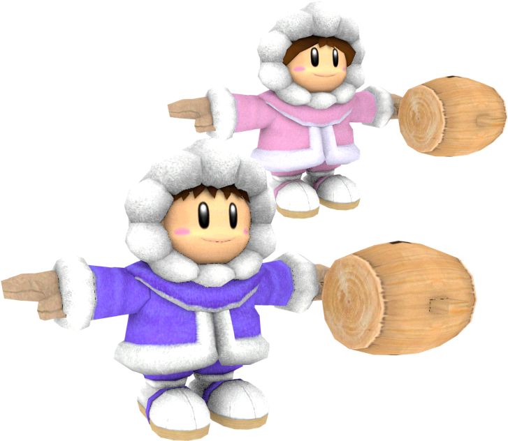 Download Zip Archive - Super Smash Bros Ice Climbers Models (750x650), Png Download