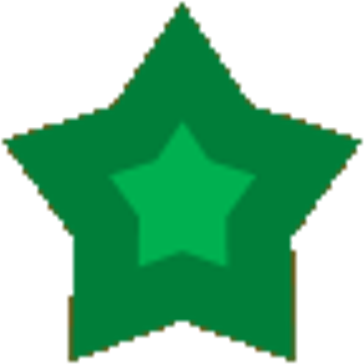 Green Star Blues Clues - Emerald Star (1275x1360), Png Download