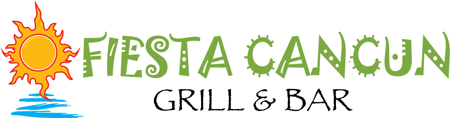 Fiesta Cancun - Fiesta Cancun Logo (1653x543), Png Download