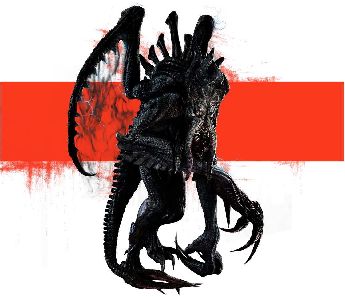 Kraken Portrait - Evolve Stage 2 Monsters (1122x966), Png Download