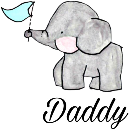 Jpg Free Stock Daddy Daddyelephant Ourfamily Ele - Elephant Family Png (456x452), Png Download