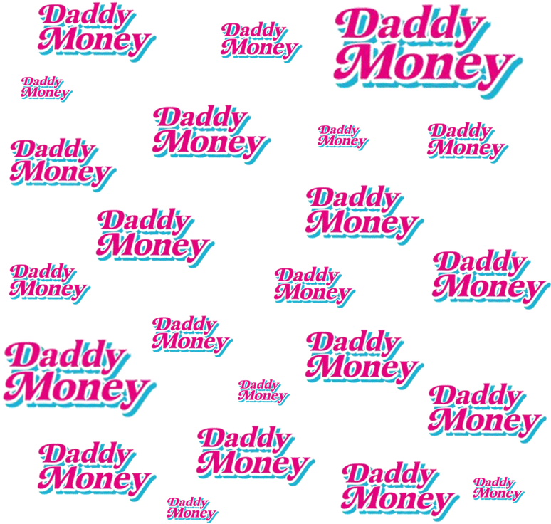 The Era Of Daddy Culture - Daddys Money **starry Sky ** Print Secret Wedge $ (800x800), Png Download