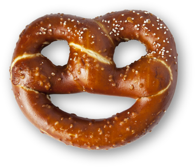 Bavarian Pretzel - Bakery (1000x730), Png Download