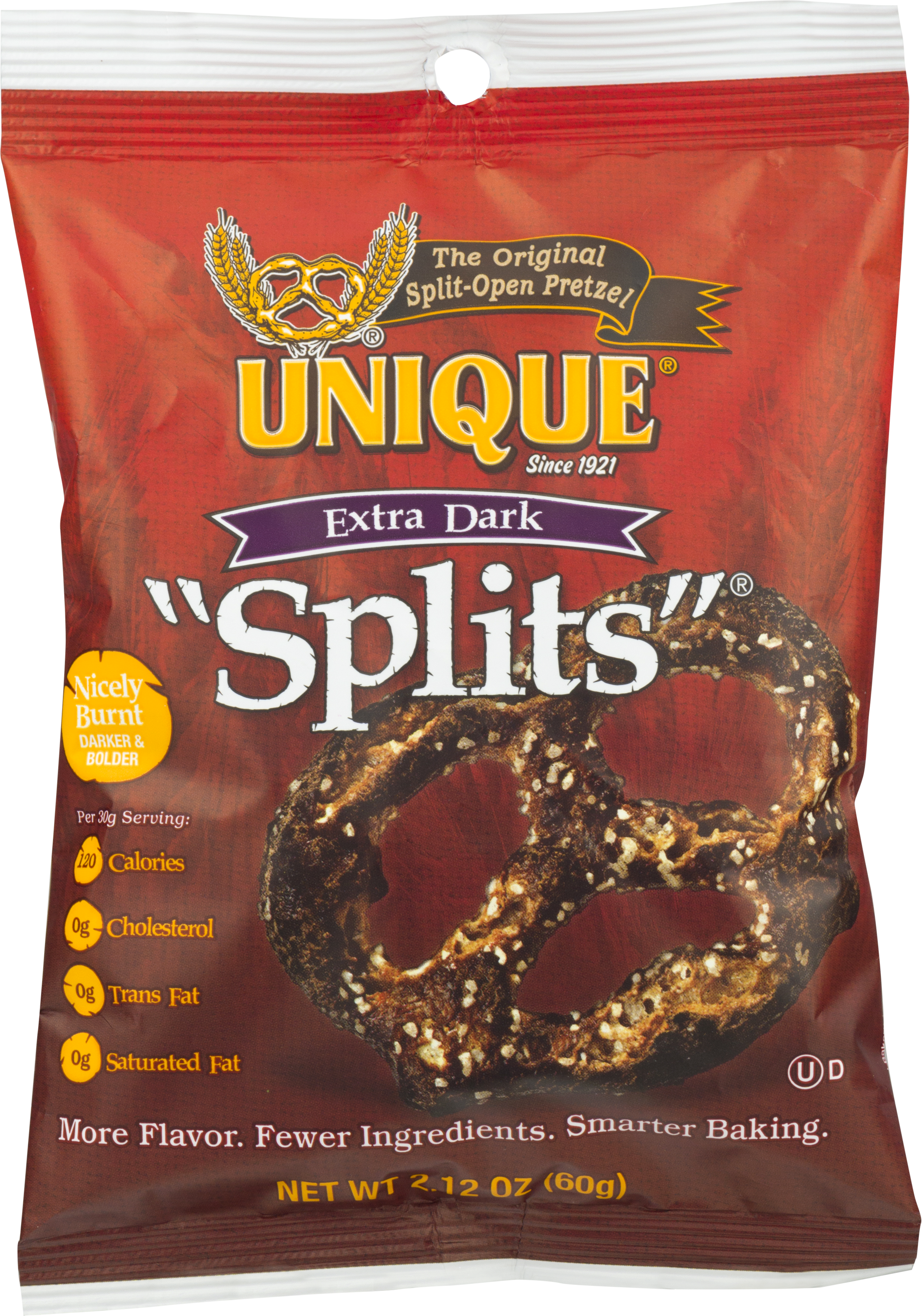 The Original Split-open Pretzel - Unique Original Splits Pretzels 2.12 Oz Bags - Pack (2626x3747), Png Download