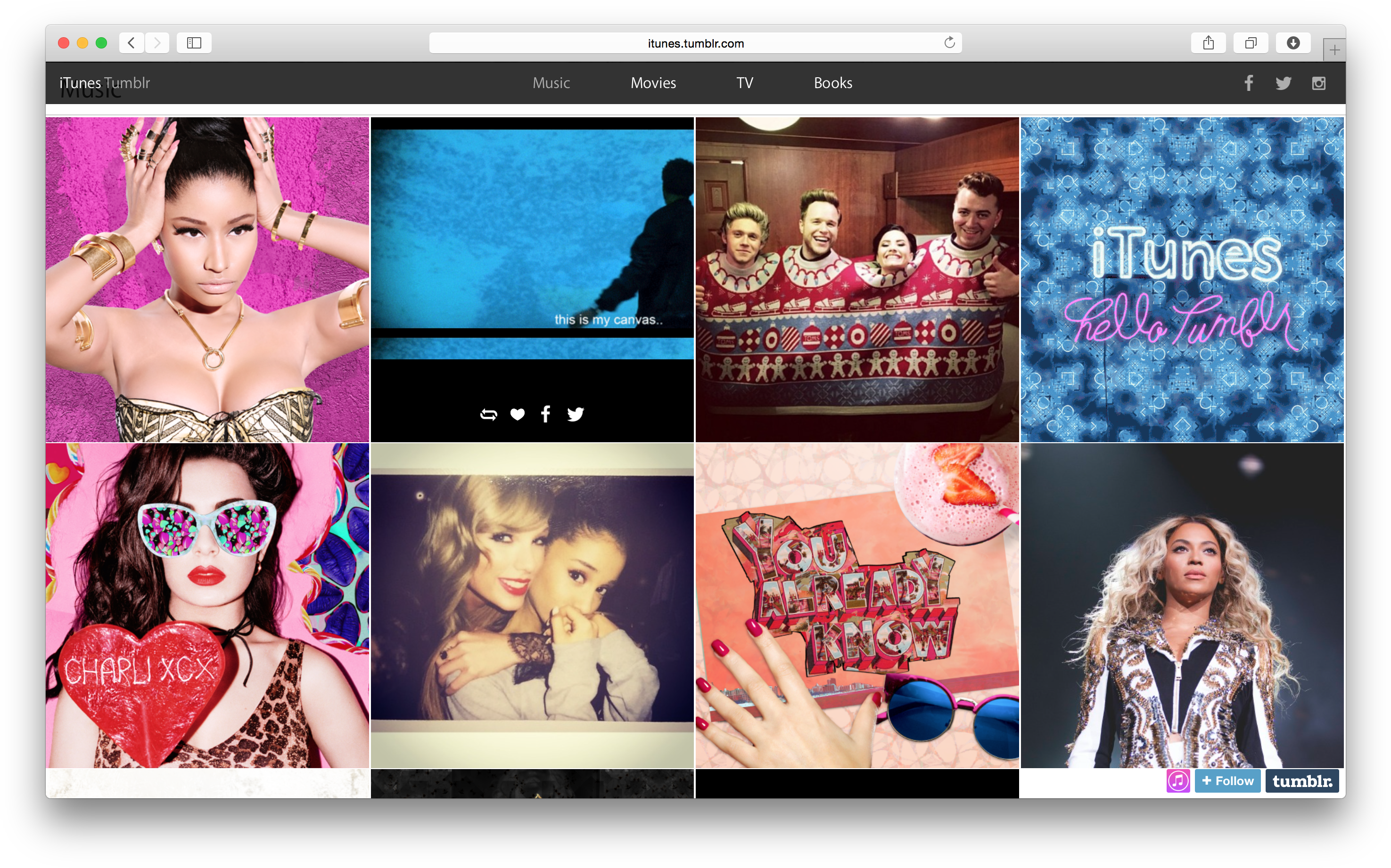 Apple Expands Its Social Presence With New Itunes Tumblr (2982x1866), Png Download
