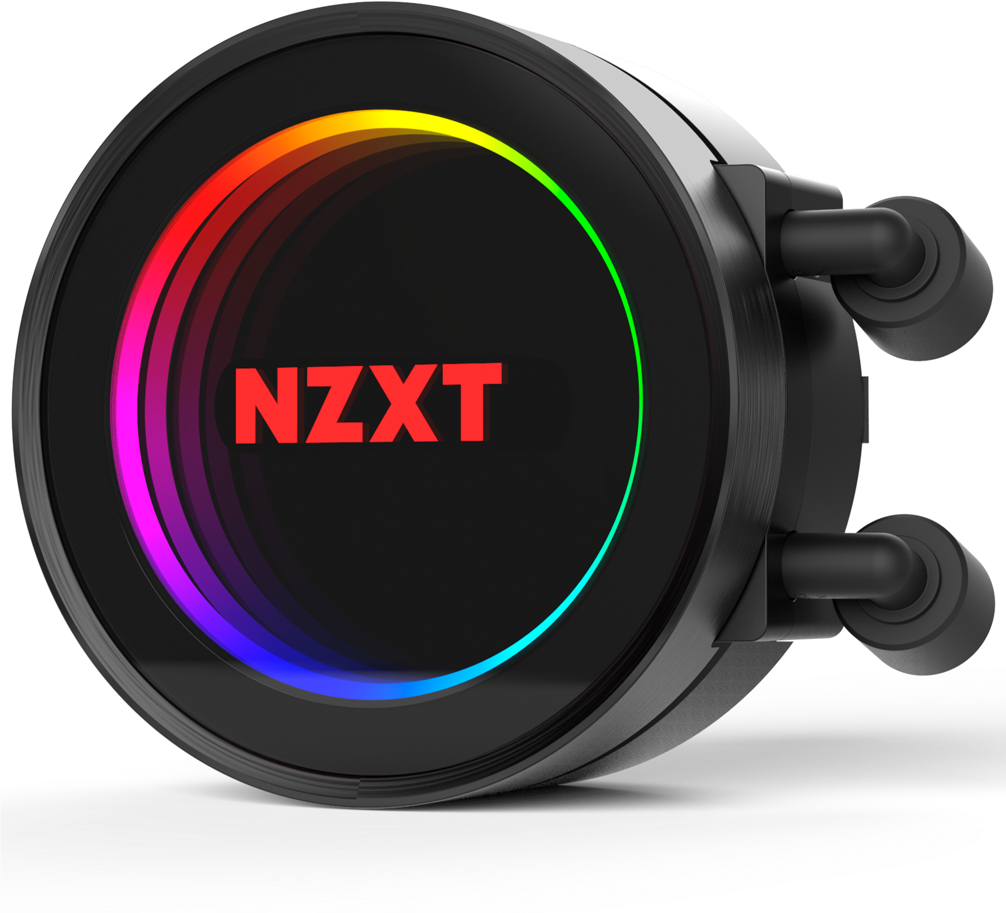 Krakenx52 Pump Front - Nzxt Kraken X52 All-in-one Liquid Cpu Cooler (2000x2000), Png Download