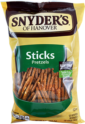 Pretzel Sticks 255g - Snyders Of Hanover (500x500), Png Download