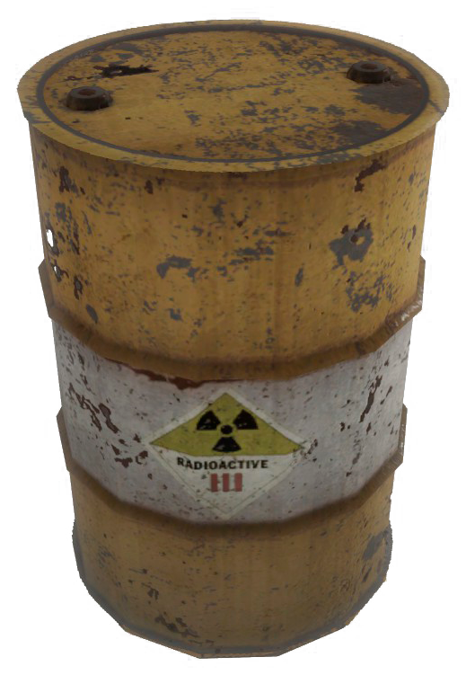 Fo4 Radioactive Barrel - Radioactive Barrel Fallout (559x765), Png Download