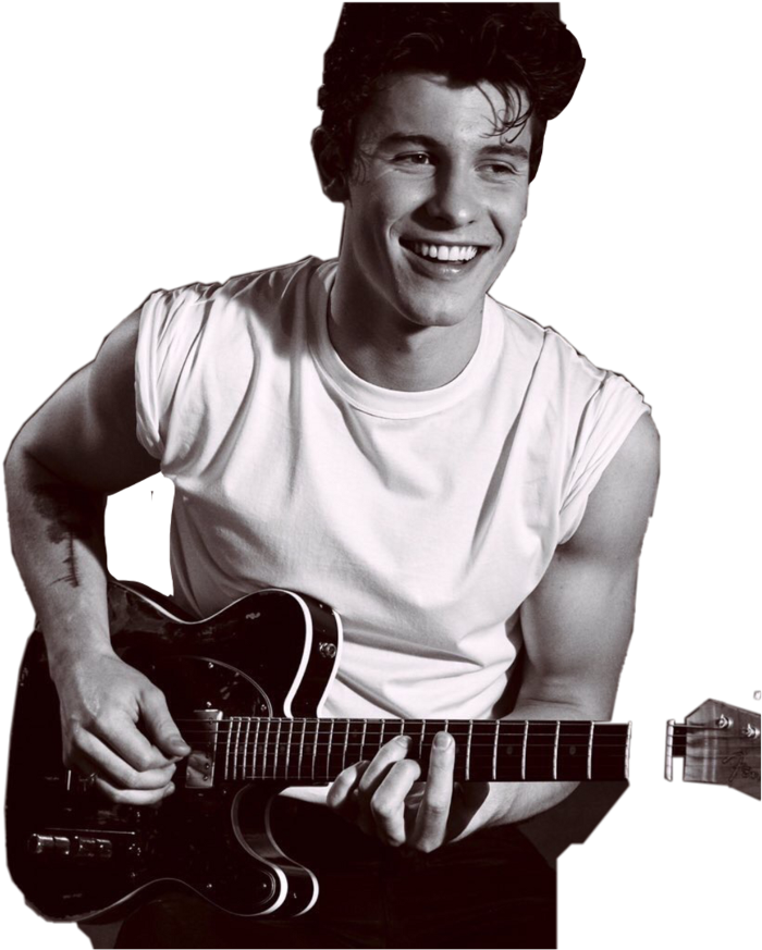 Shawn Mendes Shawnmendes Guittar Eletricguittar Smile - Shawn Mendes Clipart (1024x1024), Png Download