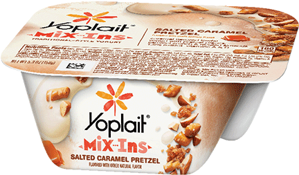 Saled Caramel Prezel - Yoplait Mix Ins (433x433), Png Download