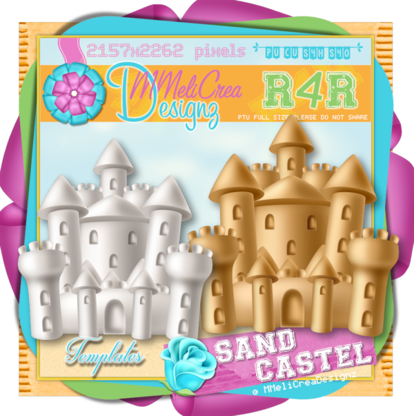 R4r - Sand Castle (600x602), Png Download