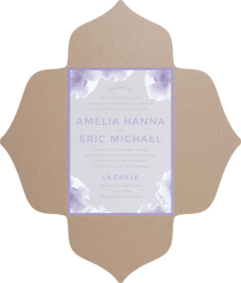 Water Lilies Wedding Invitation - Acqua Di Parma Essenza (837x981), Png Download