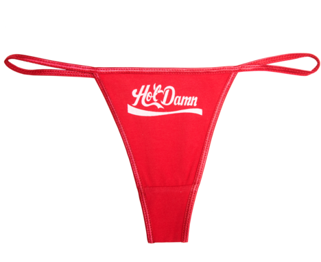 Hot Damn Thong - Hot Damn (480x399), Png Download