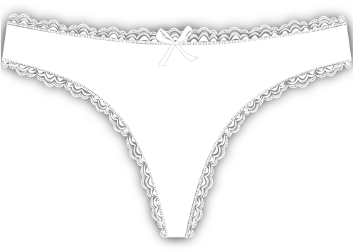 Little Lace Thong - Thong (500x500), Png Download