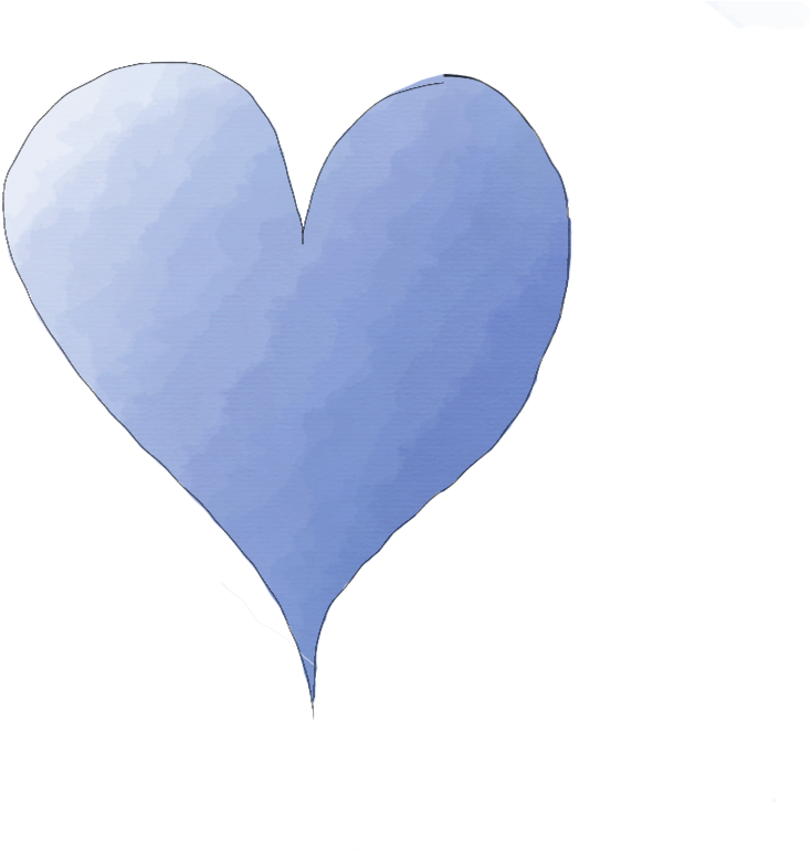 Dark Blue Heart - Wikimedia Commons (1024x768), Png Download