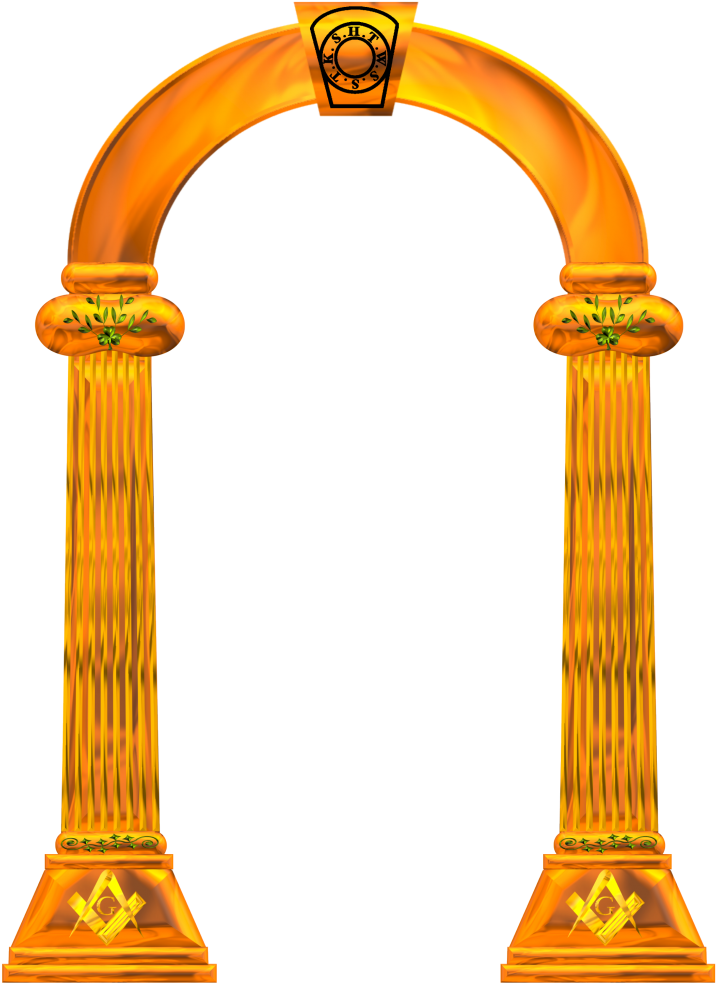 Pillar Vector Arch - Arch Clipart (734x1000), Png Download