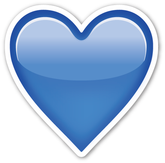 Hearts ‿✿⁀♡♥♡❤ Blue Hearts, Whatsapp Png, Valentine - Emoticon De Corazon Azul (528x523), Png Download