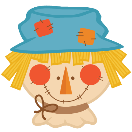 Scarecrow Svg Scrapbook Cut File Cute Clipart Files - Clip Art Cute Scarecrow (432x432), Png Download
