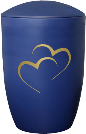 Blue Hearts Bio Urn - The Ashes Urn (500x500), Png Download