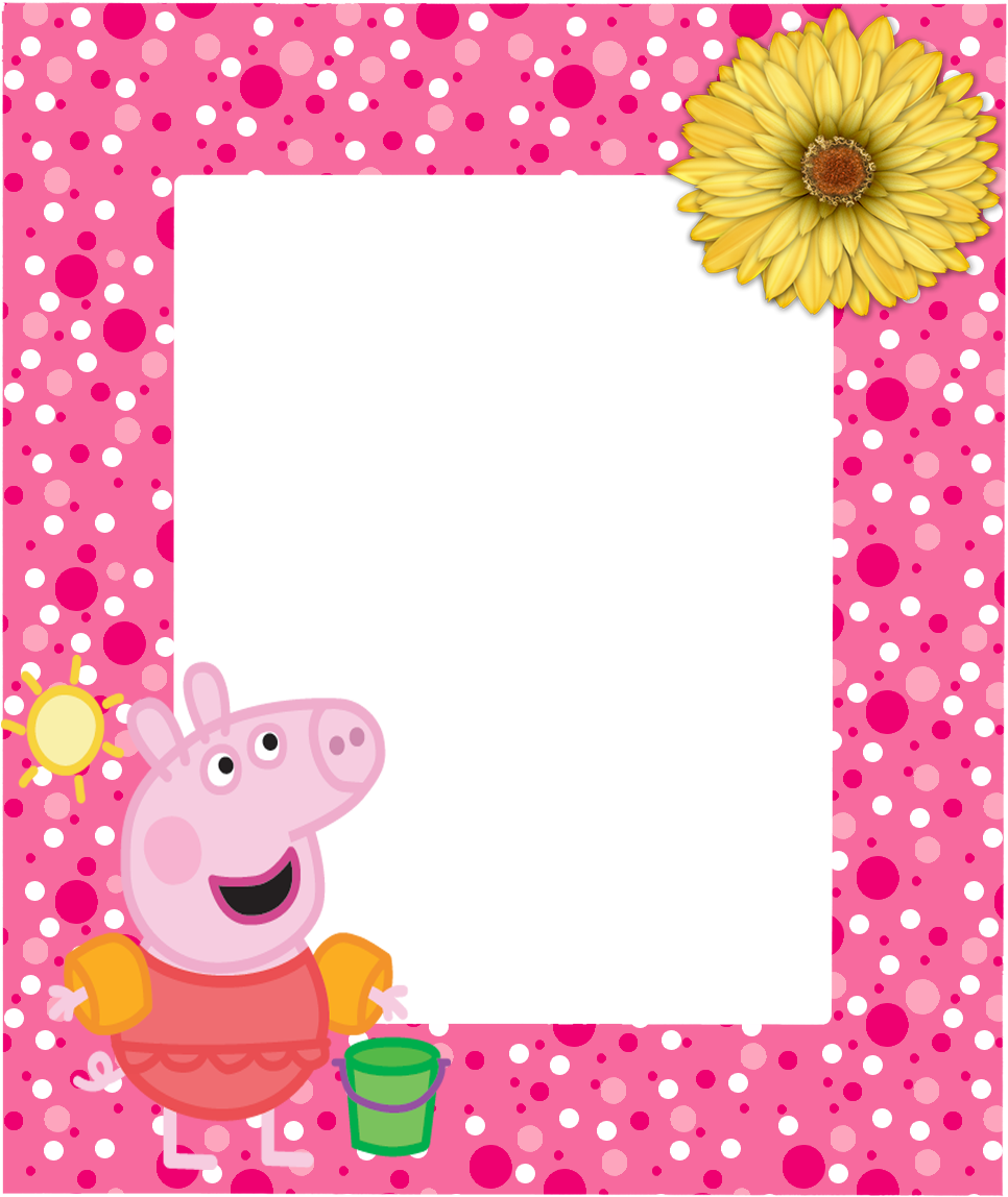 Marcos Para Photoshop Y Algo Mas - Marcos Png Peppa Pig (1200x1200), Png Download