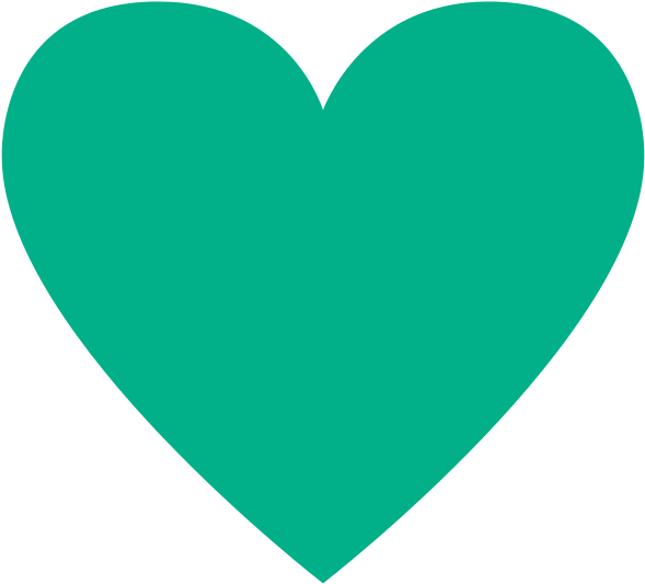 Heart, Png Mint Green - Mint Heart Png (1024x1024), Png Download