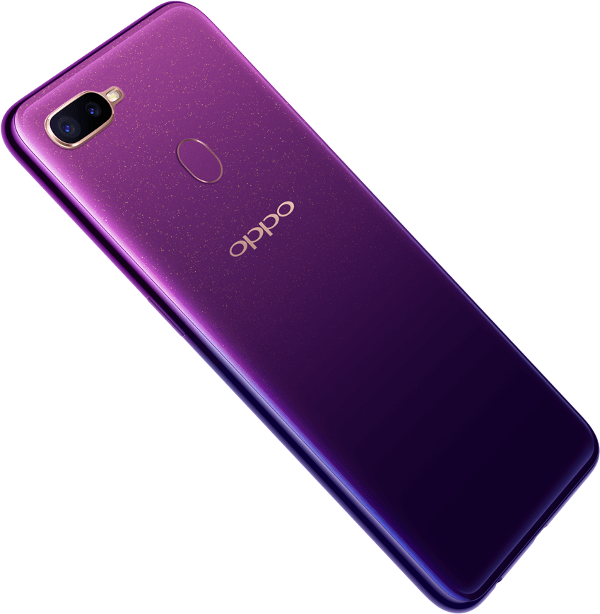 Oppo F9 Starry Purple Edition - Oppo F9 Starry Purple (1450x1150), Png Download