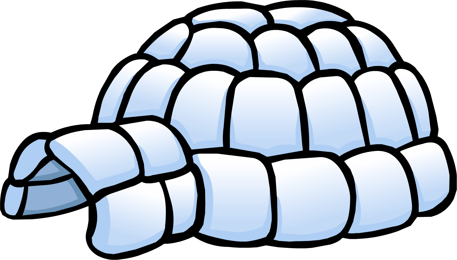 Puffle Igloo - Png - Png Images Of Igloo (1575x896), Png Download