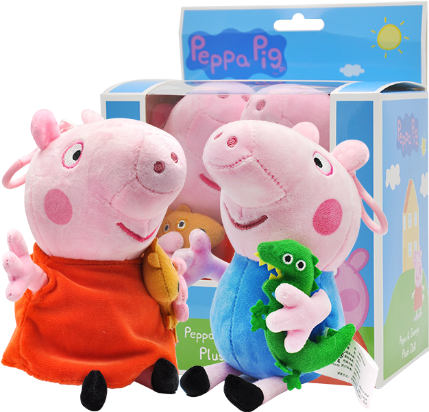 Peppa Pig Plush Toys Peggy Dolls George Big Pillows - Peppa Pig (800x800), Png Download