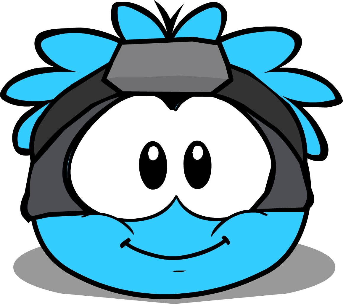 Puffle Hats Ninjamask In Igloo - Club Penguin Puffle Ninja (1159x1026), Png Download