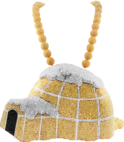 Share This Image - Avianne & Co Igloo Pendant (416x478), Png Download