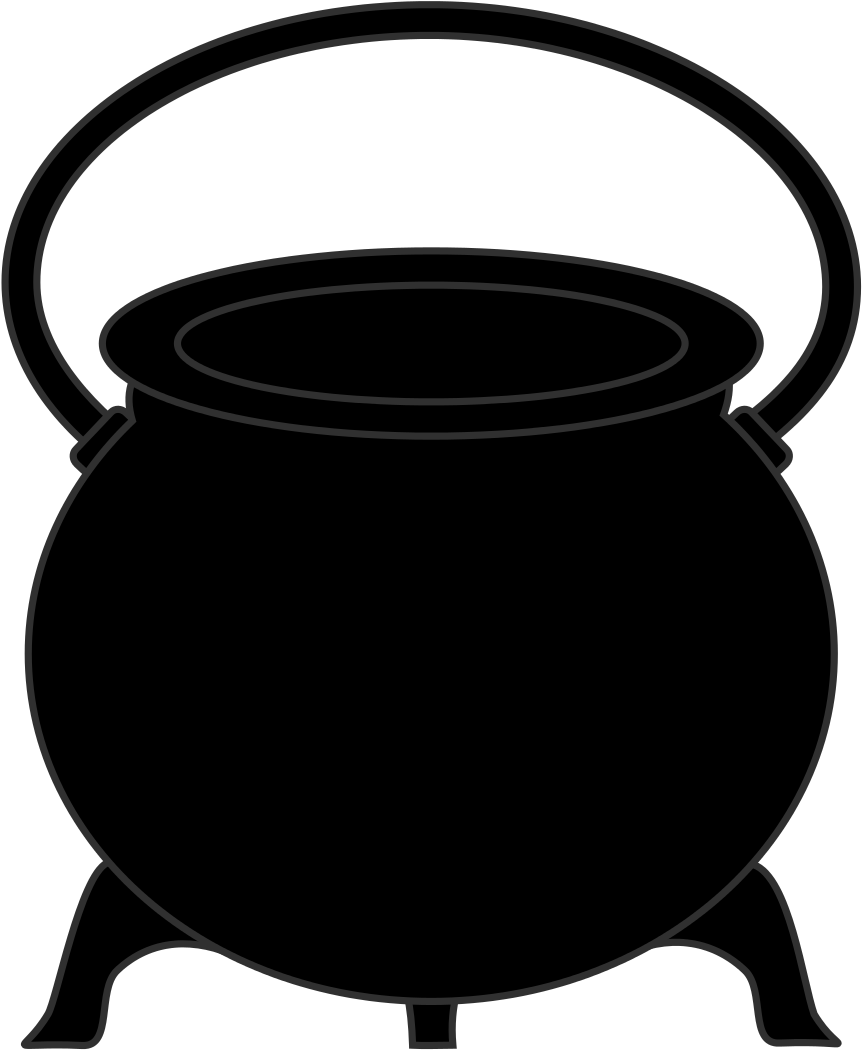 Image Transparent Download File Meuble H Raldique Marmitte - Black Cauldron Clip Art (1000x1100), Png Download
